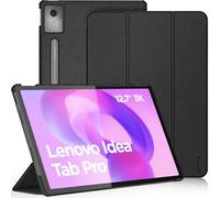 DUX DUCIS Funda para Lenovo Idea Tab Pro 12,7 Pulgadas 2025, Carcasa Folio Ligera con Cubierta de PC, Soporte y Función de Auto-Sueño/Despertar, Negro