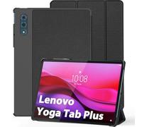 DUX DUCIS Funda para Lenovo Yoga Tab Plus 12,7 Pulgadas 2025, Carcasa Folio Ligera con Cubierta de PC, Negro