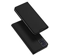 DUX DUCIS Funda para Samsung Galaxy A51, PU Cuero Flip Folio Carcasa [Magnético] [Soporte Plegable] [Ranuras para Tarjetas] para Samsung Galaxy A51 (Negro)