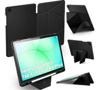 DUX DUCIS Funda para Samsung Galaxy Tab A11 Plus 2025/ Tab A9 Plus 11 Pulgadas, con Soporte para Bolígrafo, Estuche Resistente con Soporte Elevado, Función Auto Sleep/Wake, Negro