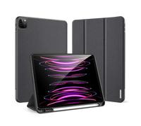 DUX DUCIS Funda para tableta con soporte triple para iPad Pro 11 "/12,9" iPad Air5/6 iPad7/8/9 10,2 "con soporte para lápiz óptico y apagado automático Negro Air6 7 11
