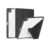 DUX DUCIS Funda transparente para iPad Pro 11 2025/iPad Air 13/Mini6/7/iPad 10, funda desmontable con soporte para lápiz óptico y apagado automático Rosa iPad 10 iPad 11