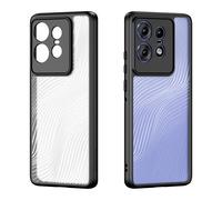 Funda DUX DUCIS a prueba de golpes para Motorola Edge 50 Fusion 60 Pro G56 G57 G67 Power G100S con cubierta trasera de líneas fluidas transparentes Negro