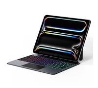 DUX DUCIS MK PRO Series Funda magnética con teclado para Apple iPad Pro 13 (2024) - Teclado retroiluminado con panel táctil multitáctil, soporte flotante de aleación de aluminio