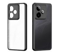 DUX DUCIS para Realme 14 Pro Plus 13 Pro 12x GT7 7T cubierta TPU + líneas acrílicas cubierta trasera transparente Airbag funda de teléfono anticaída Negro
