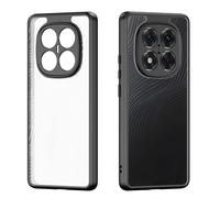 DUX DUCIS para Redmi Note 14 Pro Plus Poco X7 Pro cubierta TPU + líneas acrílicas cubierta trasera transparente funda de teléfono antihuellas Negro