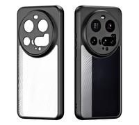 DUX DUCIS para Xiaomi 14T Pro 13T Pro 15 Pro 15 Ultra cubierta TPU + líneas acrílicas cubierta trasera transparente funda de teléfono antihuellas Negro