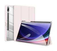 DUX DUCIS Toby Series - Funda diseñada para Samsung Galaxy Tab S9 Plus (X810/X816B), con Soporte para lápiz y Encendido automático, Color Rosa