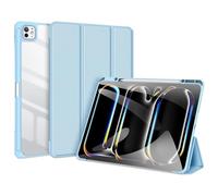 Dux Ducis Toby Series - Funda para Tablet con Soporte para lápiz Apple y Encendido automático para Apple iPad Pro 13-2024, Color Azul