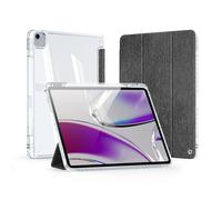 Dux Ducis Unid Series - Funda para Tablet con Soporte para lápiz Apple y Encendido automático para Apple iPad Air 13-2024/iPad Pro 12.9-2018/2020/2021/2022, Color Negro