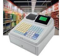 DUXMM Impresora térmica de Caja registradora electrónica para pequeñas Empresas con Pantalla Dual y recibo de impresión automática, Impermeable, a Prueba de Aceite