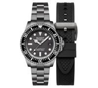 DUXOT Atlantica Deep Dive DX-2066 - Reloj automático de edición limitada para hombre de 44 mm con pulsera de acero inoxidable sólido, Grafito