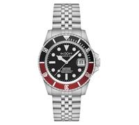 DUXOT Atlantica DX-2057 - Reloj de buceo automático para hombre, movimiento japonés, caja de acero inoxidable de 42 mm, resistente al agua hasta 200 m, pulsera de acero inoxidable, Jade negro, 42.0
