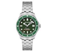DUXOT Henri DX-2060 - Reloj de buceo automático para hombre, movimiento japonés, caja de acero inoxidable de 41 mm, resistente al agua 200 m, pulsera de acero inoxidable, verde (Elite Green), 41.0