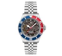 DUXOT Reloj automático Atlantica Skeleton de 40 mm para hombre con pulsera de acero inoxidable sólido DX-2067, Azul Dvier, pulsera