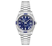 DUXOT Serenata DX-2058 - Reloj automático de edición limitada para hombre de 40 mm con pulsera de acero inoxidable sólido, Azul (sandstone), 40, Lujo