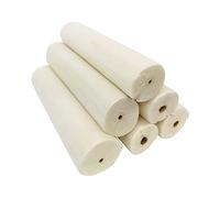 Duyeuau 6 piezas de juguete para masticar pájaros, jaula de loros, juguete de madera natural, palitos molares para periquitos, loros, pájaros de tamaño pequeño