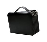 Duyeuau Estuche para lápices de alta capacidad con 252 ranuras y cierre de cremallera para estudiantes de artista, soportes para lápices de gran capacidad, Black, 29x11x20cm