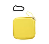 Duyeuau Funda de viaje a prueba de golpes para bolsa de transporte de cuero, caja de almacenamiento protectora, Amarillo