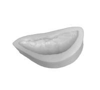 Duyeuau Molde de silicona Durian realista para helados, mousses, pasteles, chocolate, gelatinas, seguro de grado alimenticio, fácil de hornear