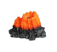 Duyeuau Realistics - Adornos de volcán para acuarios, resinas, accesorio grande para peceras y otros pequeños
