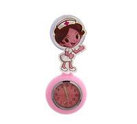 Duyeuau Reloj de bolsillo retráctil para enfermera, fundas de silicona, reloj profesional médico para médicos, Pretty Nurse, 4*9.6cm