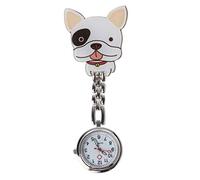 Duyeuau Reloj de enfermera con clip de dibujos animados para mujer, Color 1, Length 9.6cm Width * Height 3.5cm*4cm2.6cm2cm
