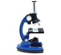 DUYHBAWRS Microscopio 1200 Veces Experimento científico, microscopio de enseñanza de biología Profesional de Gran Aumento(Blue,White)