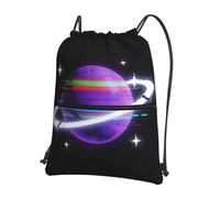 DUYKIMQW Fault Star Orbit Print - Bolsa de gimnasio con cordón ajustable, elegante bolsa de deporte, unisex, bolsa de yoga y bolsa de viaje con cordón, Fault Star Orbit, Talla única