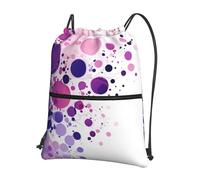 DUYKIMQW Fault Star Orbit Print - Bolsa de gimnasio con cordón ajustable, elegante bolsa de deporte, unisex, bolsa de yoga y bolsa de viaje con cordón, Parches multicolores, Talla única