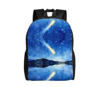 DUYKIMQW Mochila de viaje elegante con estampado de meteoritos, bonita mochila para laptop con diseño impreso frontal completo, Meteor, Talla única