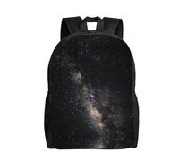 DUYKIMQW Mochila de viaje elegante con estampado de nebulosa en tonos cálidos, bonita mochila para laptop con diseño impreso frontal completo, Cielo lleno de estrellas, Talla única