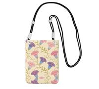 DUYKIMQW Morning Glory - Bolsa cruzada para teléfono con correa ajustable desmontable para viajes diarios y viajes