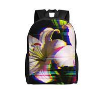 DUYKIMQW Morning Glory - Elegante mochila de viaje con estampado de gloria, bonita mochila para laptop con diseño impreso frontal completo, Fault Lily, Talla única