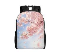 DUYKIMQW Morning Glory - Elegante mochila de viaje con estampado de gloria, bonita mochila para laptop con diseño impreso frontal completo, Flores de cerezo, Talla única