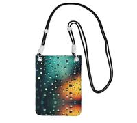 DUYKIMQW Raindrops in the Sky - Bolsa cruzada para teléfono con correa desmontable ajustable para viajes diarios y viajes
