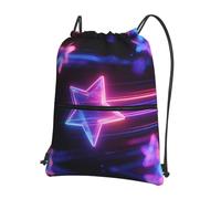 DUYKIMQW Sky Full of Stars - Bolsa de gimnasio con cordón, elegante bolsa deportiva unisex, bolsa de yoga y bolsa de viaje con cordón, Neon Star, Talla única