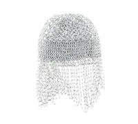 DUZEPA Cadena para el pelo estilo Gatsby de los años 20 para mujer, danza del vientre, accesorios exóticos para disfraz de Cleopatra, estilo flapper de los años 20, diadema con destellos