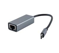 DUZEPA Convertidor Gigabit PoE a Tipo-C, adaptador de corriente de red, LAN Ethernet de alta velocidad de 1000 Mbps, cable Plug and Play, color gris