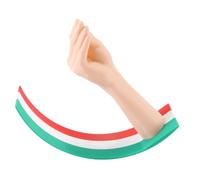 DUZEPA Gesto de mano italiana balanceándose, adorno artístico impreso en 3D, cultura italiana especial, decoración de manos color carne para exhibir en la mesa de la oficina en casa.