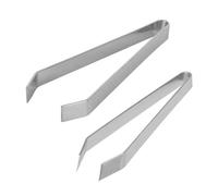 DUZEPA Juego De 2 Pinzas Para Espinas De Pescado, Pinzas Profesionales De Acero Inoxidable Planas E Inclinadas Para Desplumar Aves, Quitar Espinas Y Escamas.