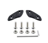 DUZEPA Juego de tapas para espejo retrovisor de motocicleta, de aluminio CNC, para RS660 2020-2023 2024 RSV4 1100 Factory 2020-2023 2024 RSV4 2009-2020, color negro.