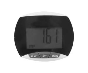DUZEPA Podómetro 3D portátil para caminar, contador de pasos y monitor de actividad física con clip desmontable y pantalla LCD para hombres y mujeres.