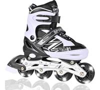 DUZSKJ Patines en línea Ajustables para niños niñas Principiantes | Ajustable a 4 tallas