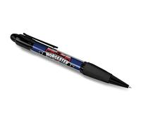 DV DESIGN Worcester 83145 - Bolígrafo negro con diseño de Skyline England GB UK Travel Holiday City Flag Union Jack, cumpleaños, oficina, papelería, regalo para estudiantes