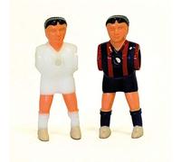 DV SPORT Devessport | Set Jugadores de Futbolín con Piernas Abiertas | Blanco vs Azulgrana