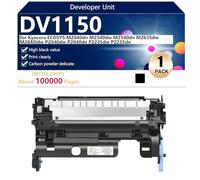 DV1150 Unidad de Revelado Compatible para Kyocera ECOSYS M2040dn M2540dw M2540dn M2635dw M2640idw P2040dw P2040dn Impresora, Alto Rendimiento 100000 Páginas, Impresión Nítida,Black-1 Pack