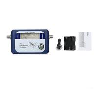 Dvb-t - Buscador de señal digital con brújula, medidor de antena de TV terrestre, rango de 170-860 MHz, carcasa de plástico azul, pitido de audio