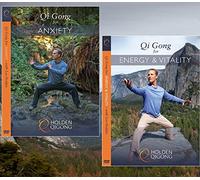 DVD Bundle: Lee Holden Qi Gong for Anxiety / Qi Gong for Energy & Vitality (YMAA) **NEW HD 2018**