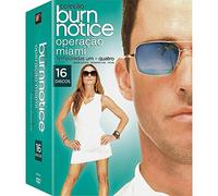 DVD Burn Notice Operação Miami [ Season 1-4 ] [ 16 Disc-Set ] [ Subtitles in English + Spanish + Portuguese ] [ Region 1 + 4 ]